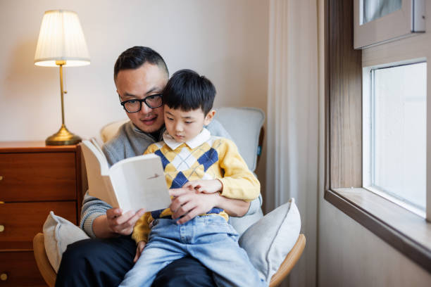 istock Asian father and son studying together 2185100677