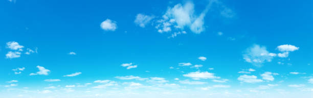 istock Panoramic fluffy cloud in the blue sky. Sky with cloud on a sunny day. 2185107044
