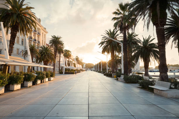 istock Promenade in Split old town in Croatia 2185109737