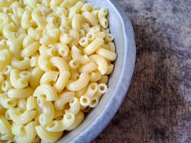istock Boiled Stew Macaroni In Coconut Milk Strainer. Food Menu. 2185110012
