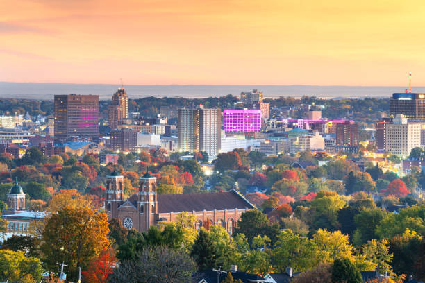 istock Syracuse, New York, USA Downtown Cityscape 2185111423