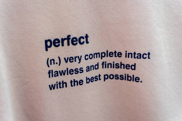 istock Perfect Word Dictionary writing on pink clothes at the mall 2185113505