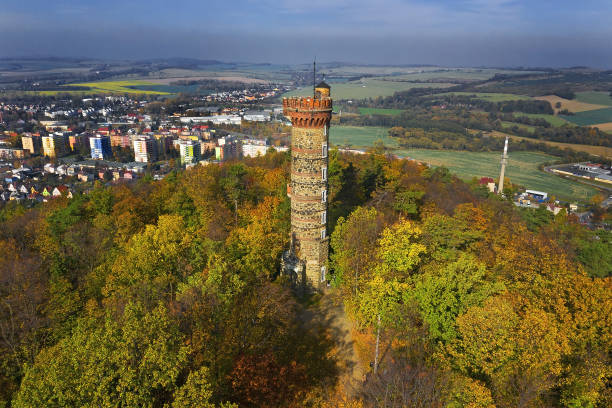 istock Historical observation tower in Krnov - Cvilin, Czech Republic 2185126525