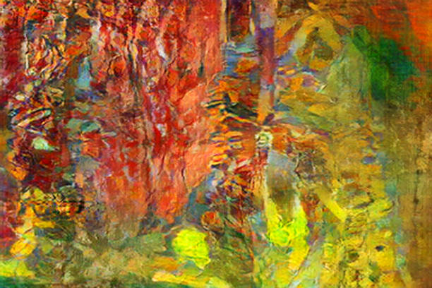 istock ABSTRACT- A Beautifully Colorful Impressionistic Image Inspired By Raindrops on Flowers 2185133874