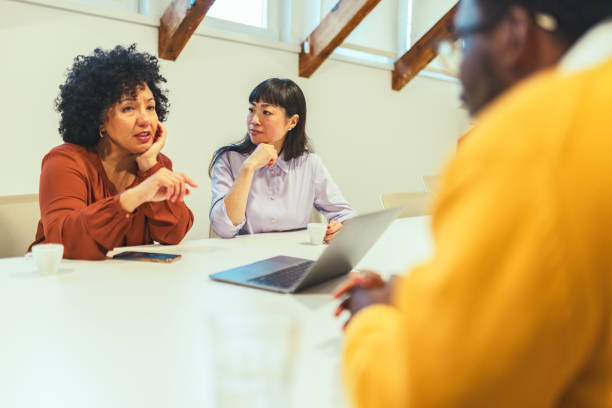 istock Colleagues in a conference room brainstorming 2185134177
