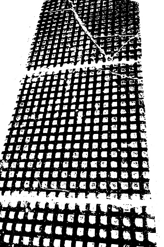 Directional Block Example Tactile Paving Black Graphics Vector Warning Block Directional Block ...