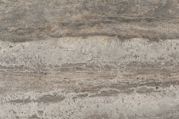 istock Unique gray stone surface with layered textures seen in natural light during daylight hours in an outdoor setting 2185145114