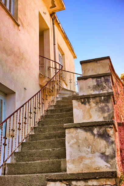 An old abandoned building in Chania, Crete, Greece.  Useful as background.