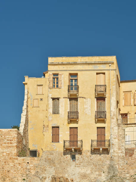 istock Abandoned building in Crete, Greece 2185147556