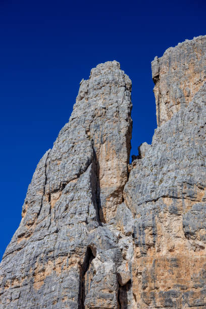 istock Cinque Torri mountain tower in the Dolomites 2185150013