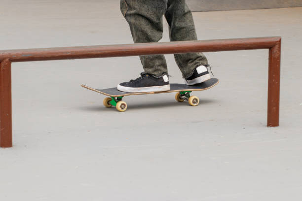 istock skateboarder during a session in Rio de Janeiro, Brazil. 2185161238
