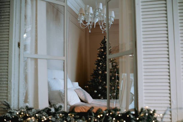 Christmas tree Garland lights new year holiday gifts home decor