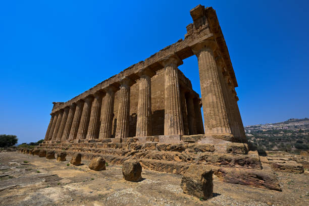 Temple of Concordia in the Valley of the Temples in Agrigento, Sicily, Italy