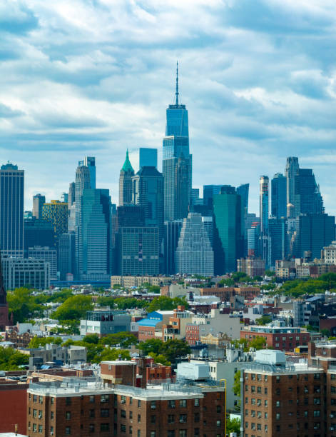 istock Manhattan Skyline - Brooklyn, New York 2185169435