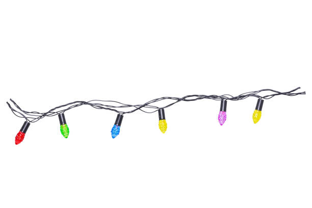 istock String of christmas lights isolated on white background With clipping path 2185174898