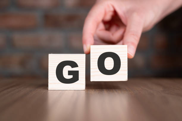 istock GO word with wooden blocks on table 2185186689