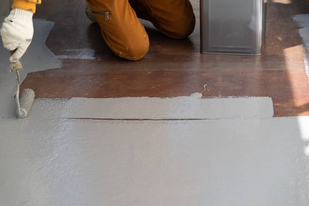 istock Waterproofing painting work for veranda 2185193593