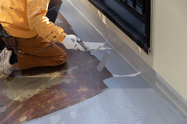 istock Waterproofing painting work for veranda 2185193673