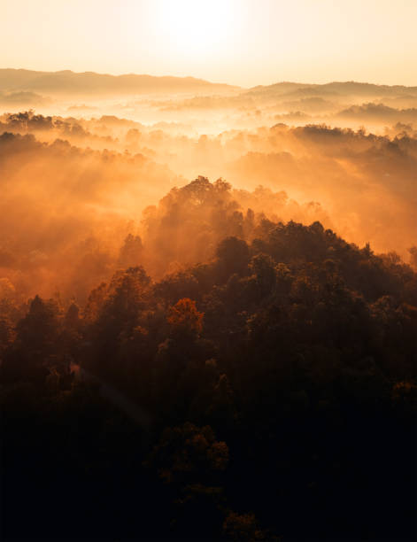 istock Beautiful sunrise scenery, Mountain sunset, beautiful sunrise and sunset scenery 2185195214