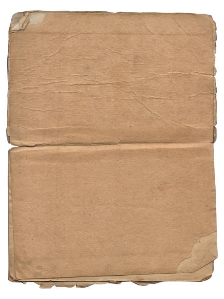 istock Vintage background of old ancient torn paper texture isolated 2185195432