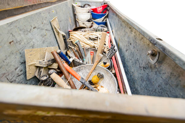 istock Metal crate full of various tools at the building site 2185195651