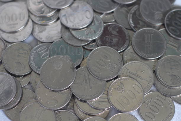 istock Coins background. Indonesia rupiah coins. 2185196181