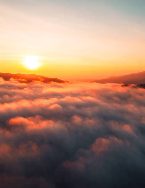 istock Beautiful sunrise scenery, Mountain sunset, beautiful sunrise and sunset scenery 2185197146