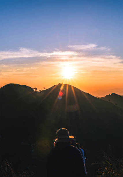 istock Beautiful sunrise scenery, Mountain sunset, beautiful sunrise and sunset scenery 2185197193