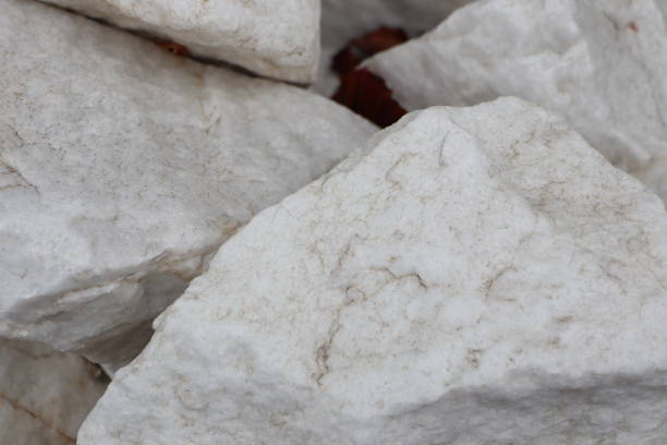 istock A CloseUp View of Beautiful White Natural Rocks Featuring Unique and Intricate Textures 2185201633