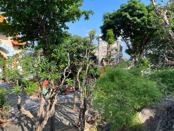 istock The front of Then Duong Ho Phap temple 2185203204