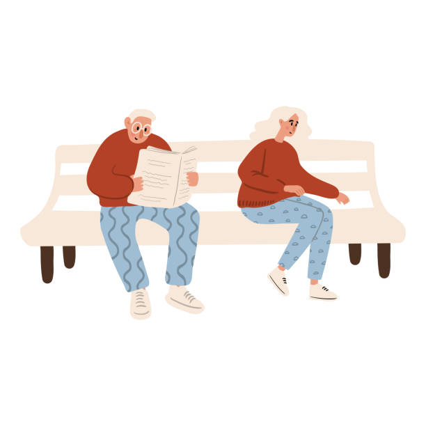 istock Cute vector illustration of diverse character in everyday urban scenes. People walking dogs, using wheelchair, pushing stroller. Couples, families, individuals of various ages and ethnicities. 2185205962