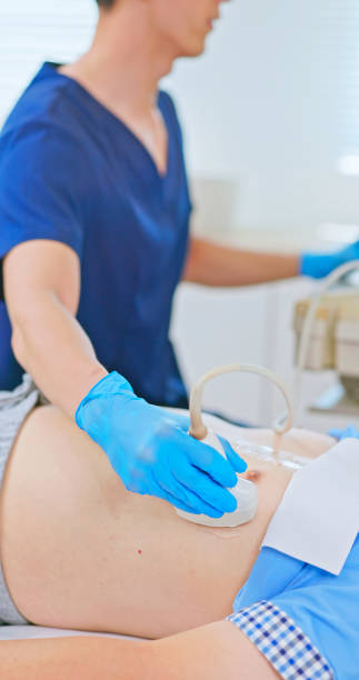 istock elder receive heart ultrasound 2185206486
