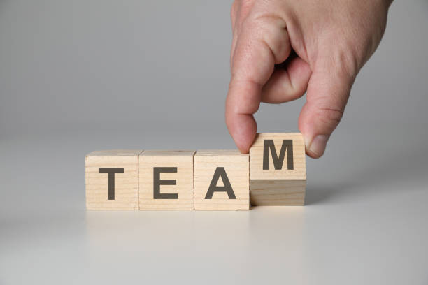 istock Teamwork blocks cubes cooperation building business cooperation partnership growth leadership 2185207811