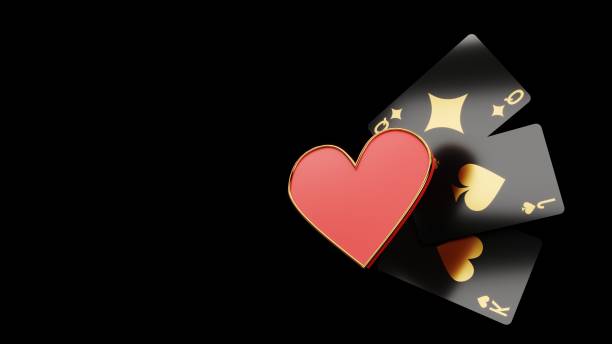 istock Casino chips, cubes, roulette, drum  on dark black background - 3d render. 2185208425