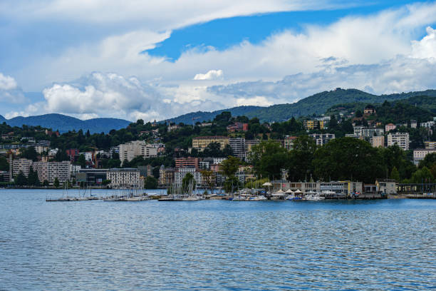 istock Lake Lugano in Italy 2185211668
