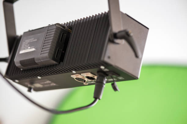 istock A black light fixture with a green background 2185213863
