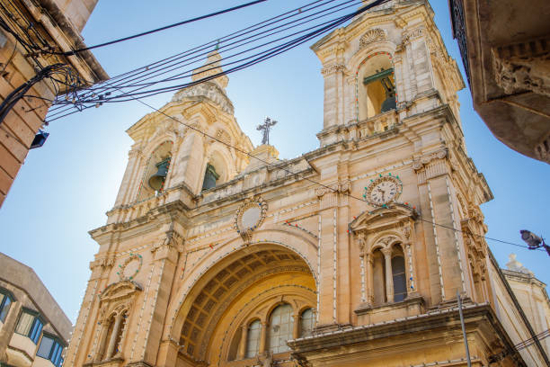 Stella Maris Church in Sliema, Malta