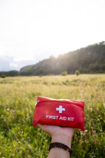 istock A First Aid Kit Ready for Immediate Use in a Scenic Outdoor Setting Surrounded by Nature and Breathtaking Views 2185236013