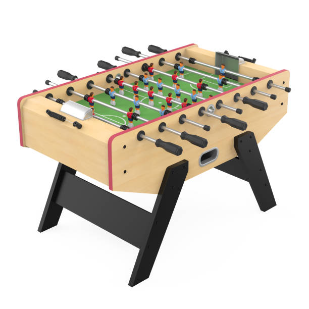 istock Foosball Soccer Table Game Isolated 2185239156
