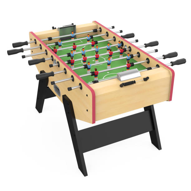 istock Foosball Soccer Table Game Isolated 2185239379