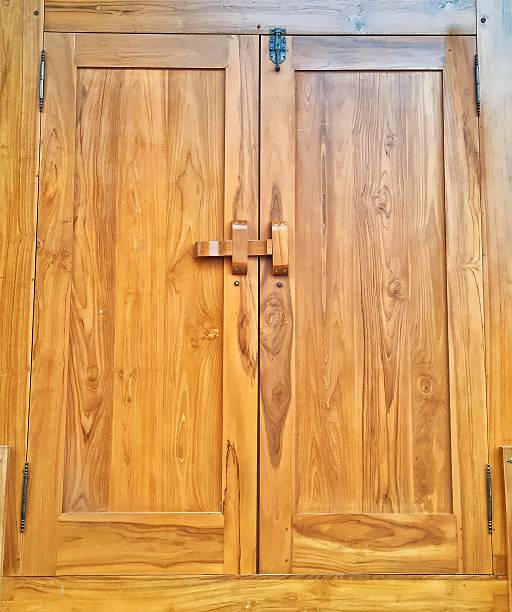 istock Javanese style of wood door 2185240271