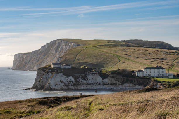 istock Chalk cliffs at Freshwater Bay, Isle of Wight, UK 2185241674