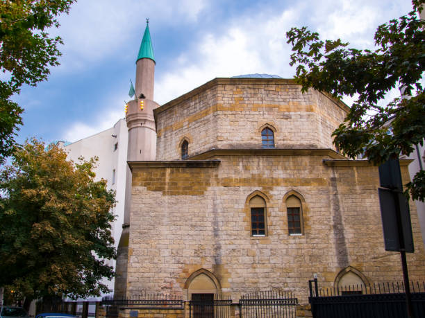 istock Muslim minaret and mosque in Belgrade 2185243222