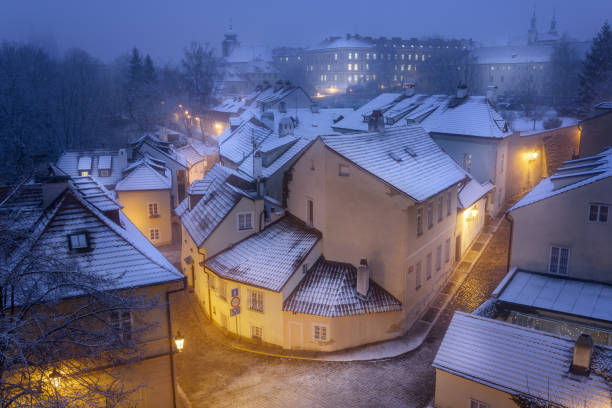 istock New World district in Prague in winter 2185245995