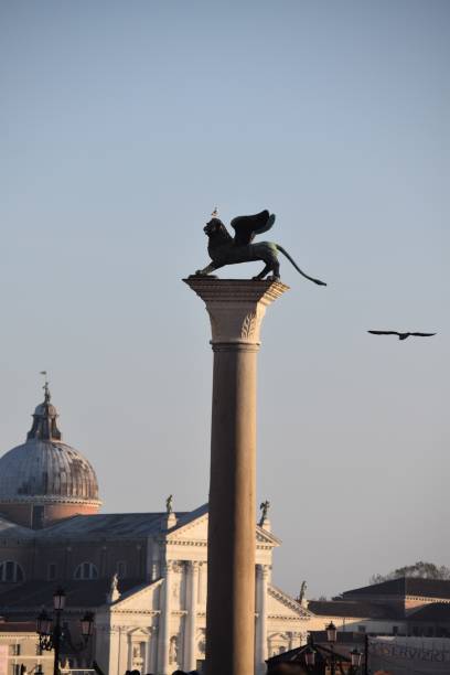 istock Column of Piazza San Marco in Venice - Italy 2185246613