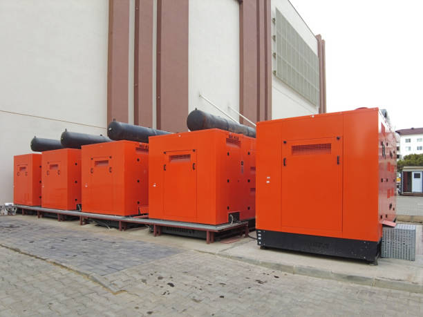 istock Reliable power plants, generators used in emergencies, providing backup electricity. 2185249713
