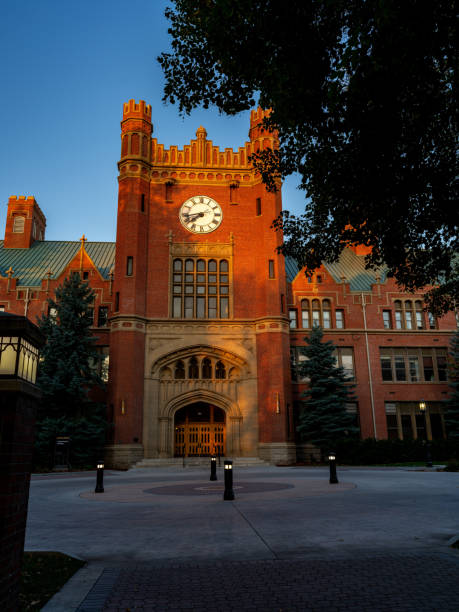 istock University of Admin clock tower in the early morning sunlight 2185252432