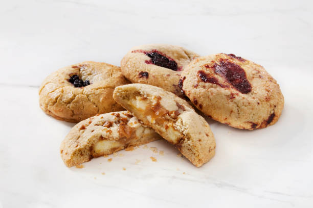 istock Assorted Jam and Cream Cheese Stuffed Cookie's 2185269450