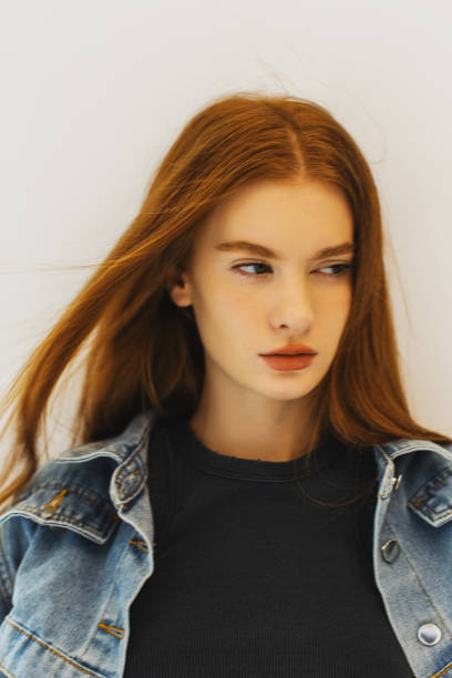 Red hair woman