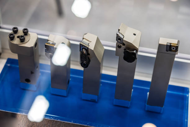 istock Tools for cnc machines. Coated carbide cutting tools with mechanical fastening. Equipment for the lathe on metal. Metal-cutting equipment. 2185278589